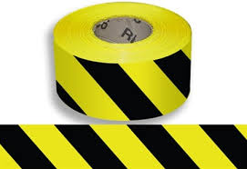 TAPE ADHESIVE BLACK YLW2 IN X 36 YD - Latex, Supported